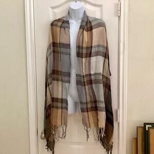 Plaid Tesselated Scarf / Shawl